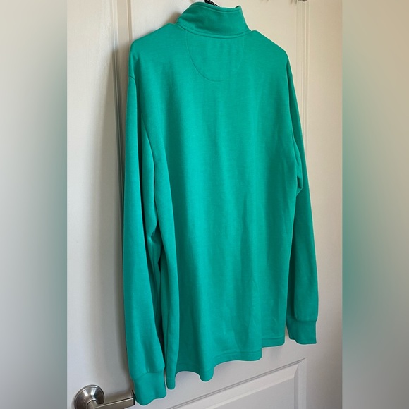 •EUC•Chaps Mens Long Sleeve Mock Neck Quarter Zip Sweater - Picture 6 of 6